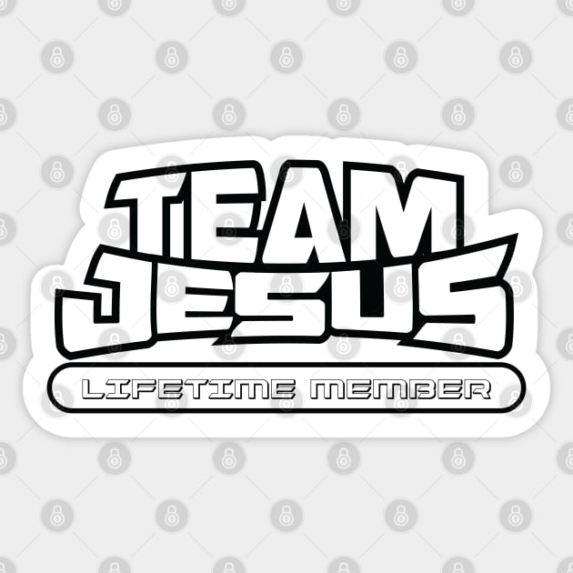 TEAM JESUS 1 Sticker by Litho